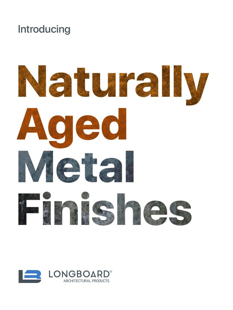 Announcing New Line of Naturally Aged Metal Finishes
