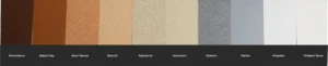 Color Bar: Speckle Finishes